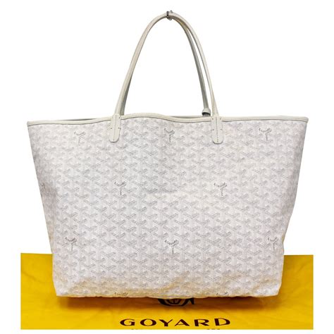 goyard white handbag shoulder bag purse|where to buy goyard tote.